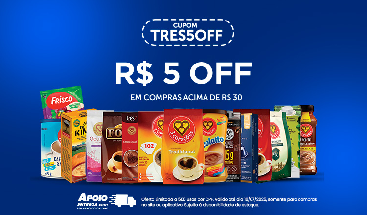 Cupom 3Corações até 16/07